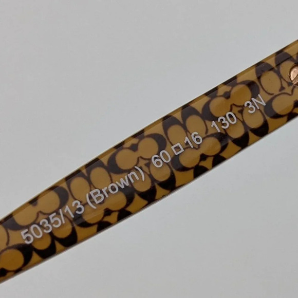 Frame only! Coach NATASHA HC8018 (L006) Butterfly Sunglasses 60/16-130 / JLE349 - Picture 6 of 8